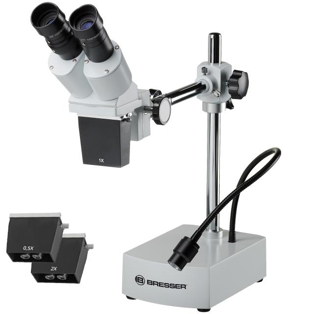 BRESSER Biorit ICD CS 5x-20x Stereo Microscope LED 
