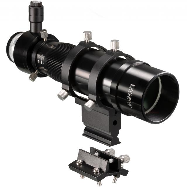 EXPLORE SCIENTIFIC 8x50 Finder and Guider Scope with Helical Focuser, 1.25inch and T2 connection 