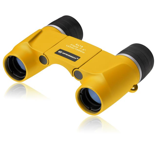 BRESSER JUNIOR Children's Binoculars 6x18 yellow 