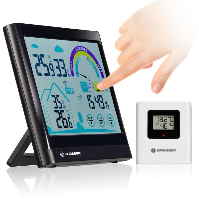 BRESSER VentAir Thermo- / Hygrometer with Ventilation Notification 