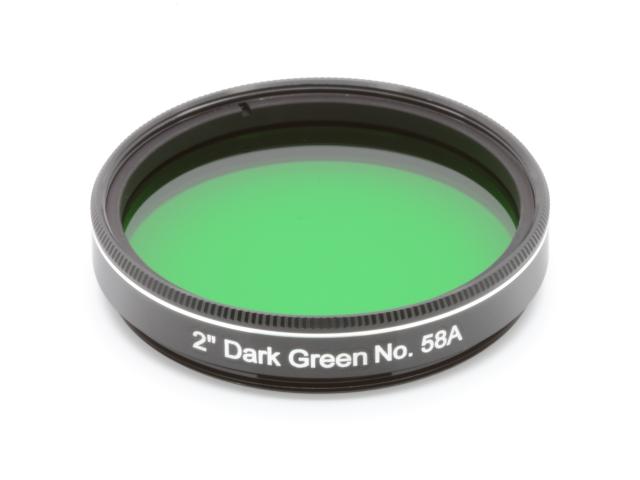 EXPLORE SCIENTIFIC Filter 2" Dark Green No.58A 